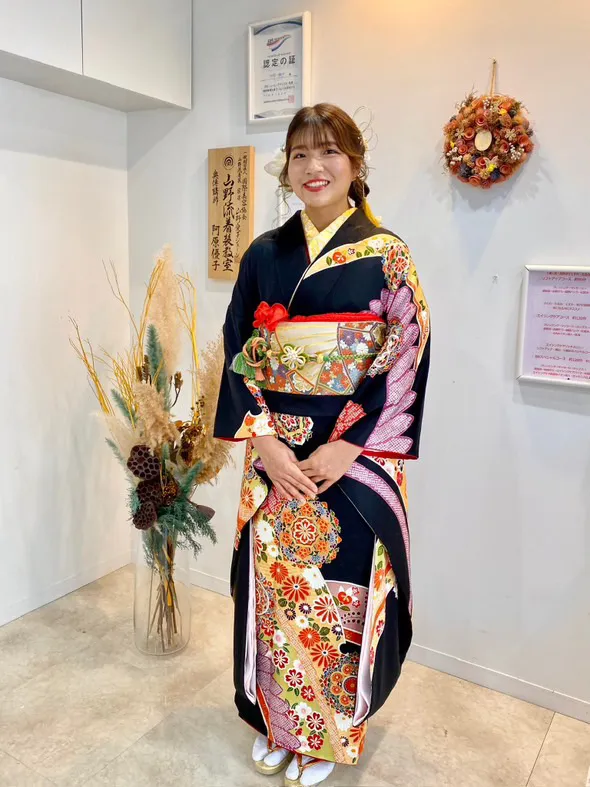 こだわり満載！振袖着付け+ヘアメイク+メイク　3点セット　